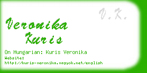 veronika kuris business card